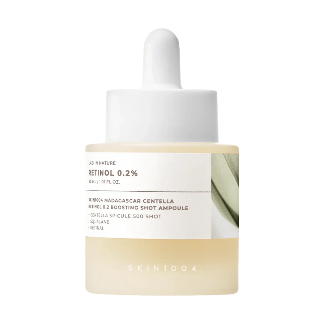 Buy SKIN1004 Madagascar Centella Retinol 0.2 Boosting Shot Ampoule 30ml in Bangladesh. A gentle retinol ampoule that reduces fine lines, improves texture, and soothes sensitive skin with centella.
